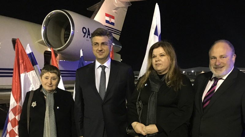 Predsjednik Vlade Andrej Plenković doputovao u posjet Izraelu